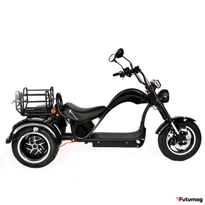 Electric chopper trike top