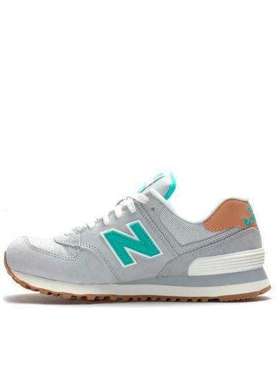 New Balance 574 Grey Mint Brown мужские