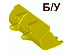 ! Б/У - Technic Digger Bucket 8 x 10, Yellow (2951) - Б/У
