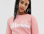 Свитшот Оверсайз Оригинал Ellesse Розовый / Белый