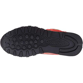 Кроссовки Reebok Classic красные высокие с мехом