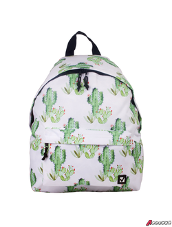 Рюкзак BRAUBERG универсальный, сити-формат, белый, «Мексика», 20 литров, 41×32×14 см. 226416