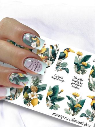 Слайдер-дизайн для ногтей LIKE-192