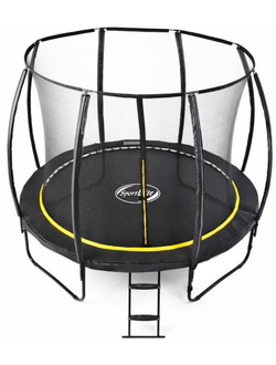 Батут SportElite 12FT 3,66м с защитной сеткой и лестницей CFR-12FT-4