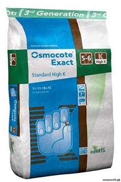 Осмокот Экзакт Стандарт Хай К 5-6 (11-11-18) дой-пак 1кг