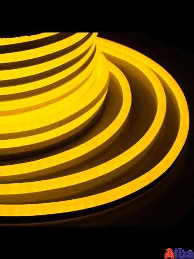 Неон 220V Желтый 8*16мм