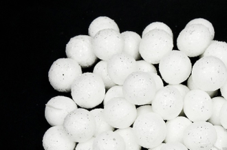 Пенопластовые шарики в блестках, диаметр 2 см, цена за 1 набор