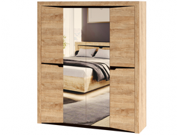 Детская ВЕРСАЛЬ-5 - Секция №16 Шкаф 4х створчатый Дуб баррик