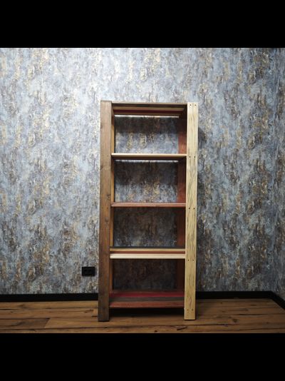 Стеллаж деревянный &quot;Амбарные доски&quot; 180-40-80
