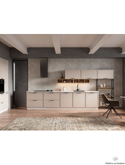 Кухня «Марта» Бежевый скин модульная кухня