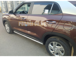 Защита порога труба d60 для для Hyundai Creta 2021-