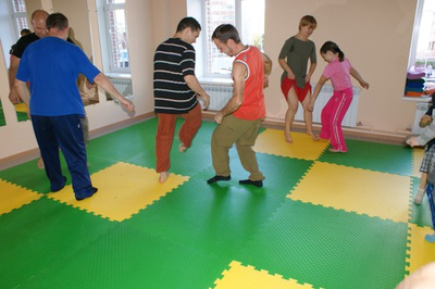 Мягкий пол для детской игровой комнаты 1x1м.