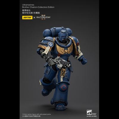Ультрамарин брат Кайрон (Warhammer 40k, Spacemarine II) - КОЛЛЕКЦИОННАЯ ФИГУРКА 1/18 Ultramarines Collectors Edition - Brother Chairon (JT01383) - JOYTOY