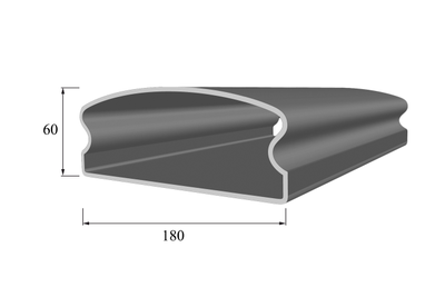 размеры поручня PW-001 монтаж