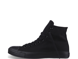 Кеды Converse All Star Monochrome Черные высокие