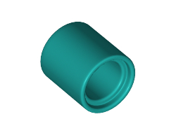 Technic, Liftarm Thick 1 x 1 Spacer, Dark Turquoise (18654 / 6295149)