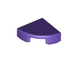 Tile, Round 1 x 1 Quarter, Dark Purple (25269 / 6199891)