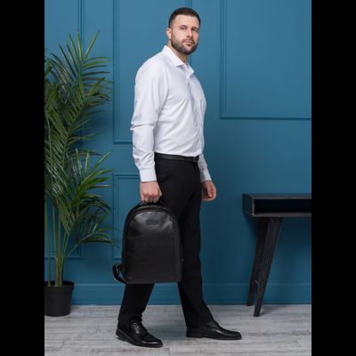 Кожаный рюкзак Ferramonti Premium black (арт. 3098-51)