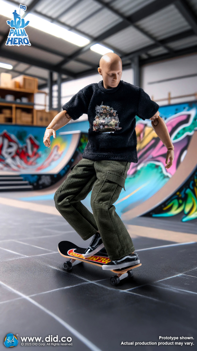 Скейтер - Коллекционная фигурка 1/12 SCALE Palm Hero Simply Fun Series  The Skateboarder (SF80004) - DID