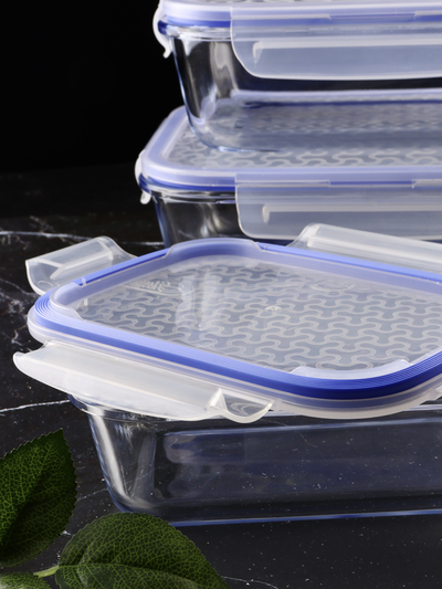 Жаропрочные контейнеры, голубой