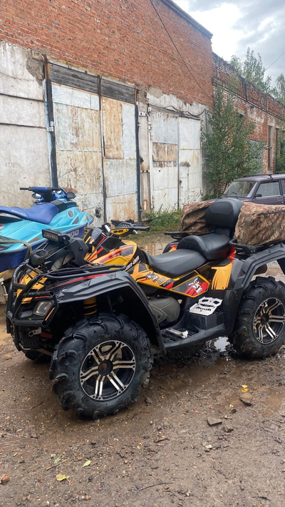 BRP Can-Am Outlander 400 800 MAX EFI наклейки Екатеринбург винил