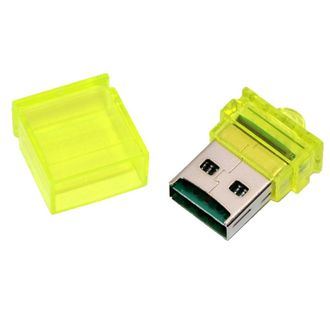 2004004596758	Картридер WALKER Micro SD - USB (WCD-23) /цвет в ассортименте