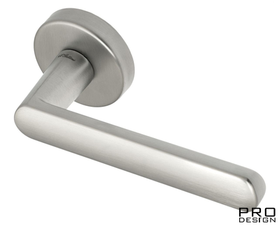 Дверная ручка на круглом основании Fratelli Cattini "NEVADA" 7-CS матовый хром