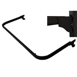Чёрное П-образное вешало шириной 300 мм для торговых систем