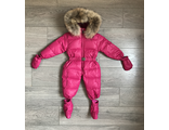 М. 260  Комбинезон Moncler лаковый лиловый (80)