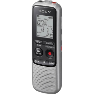 Диктофон цифровой Sony ICDBX140 серебрянный