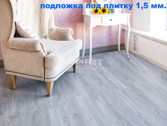 Каменно-полимерная плитка SPC Alpine Floor коллекции Sequoia ECO 6-1 Секвойя Титан