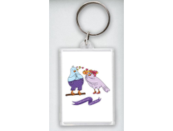 Брелок акриловый #8 на День влюблённых, 14 февраля