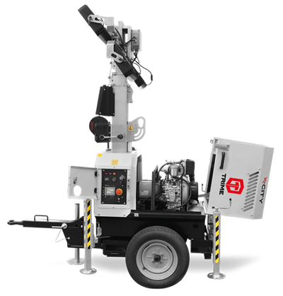 Мобильная мачта освещения TRIME X-CITY 4X320W LED (8м) светодиодная