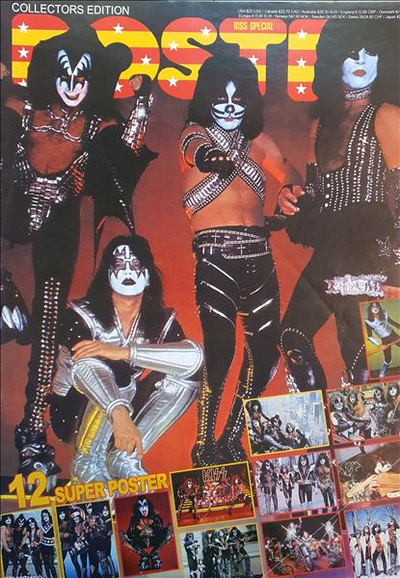 Kiss Poster Collectors Edition Kiss, Ace Frehley, Paul Stanley, Peter Criss, Gene Simmons Inside