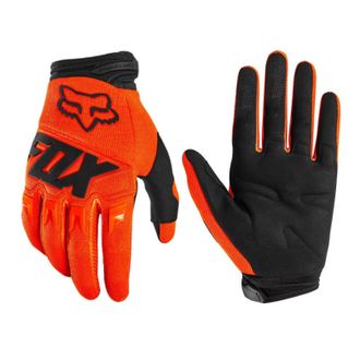 Велоперчатки Fox, |XL|S|M|L|2XL|, длин. пал., оранжевые