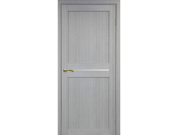 Межкомнатная дверь "Турин-520.121" дуб серый (стекло сатинато)