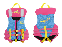 Спасательный жилет нейлон детский Jetpilot Cause Kids ISO 100N Neo Vest Girls Blue/Pink