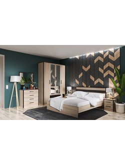 Спальный гарнитур Лирика вариант 2 (ТЭКС)