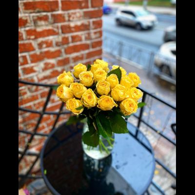 Роза Россия 50 см 19 шт