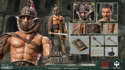 Римский гладиатор-фракиец - КОЛЛЕКЦИОННАЯ ФИГУРКА 1/6 scale Imperial Legion Roman Gladiator Hunting Edition (HH18053) - HAOYUTOYS