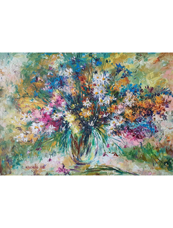 Картина с цветами Маревые полевые цветы Круглова Светлана