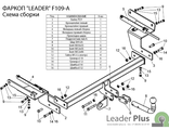 ТСУ Leader Plus для Ford Focus универсал (2004-2011), F109-A