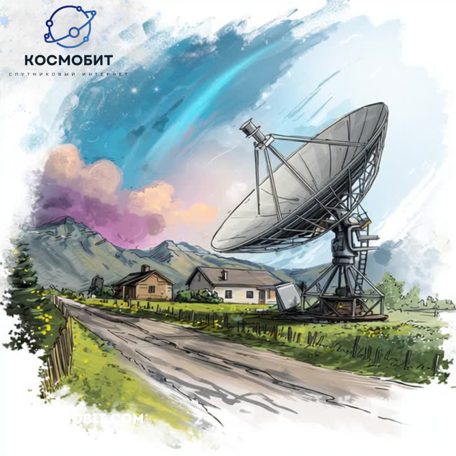 Технология VSAT (Very Small Aperture Terminal) позволяет организовать надежный канал связи практичес