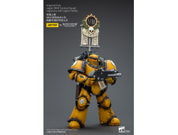 Знаменосец Имперских Кулаков (Warhammer Horus Heresy) - КОЛЛЕКЦИОННАЯ ФИГУРКА 1/18 Imperial Fists Legionary with Legion Vexilla (JT9053) - JOYTOY