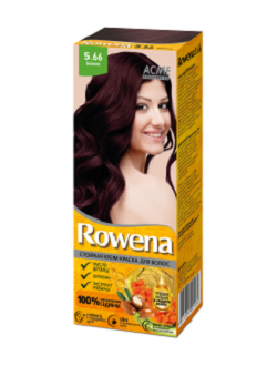 Rowena Стойкая Крем-Краска для волос тон 5.66  Божоле ( с аммиаком)