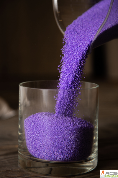 Насыпные свечи RosCandles фиолетовые "Фиолетовый" - мешок 25кг