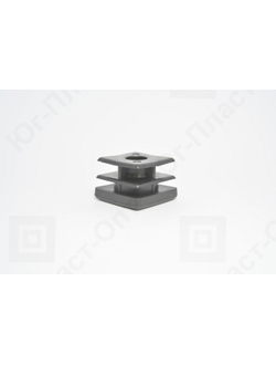 Заглушка 30х30 с гайкой пластиковая