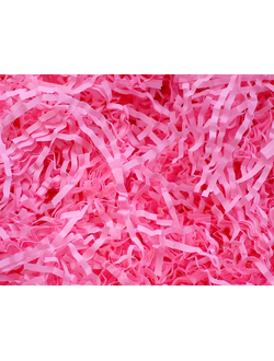 Наполнитель бумажный волнистый Премиум (фуксия), 100г