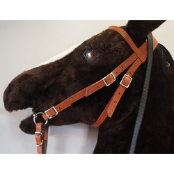 УЗДА КОЖАНАЯ,ЦВЕТ ВИСКИ (БЕЗ КАПСЮЛЯ)