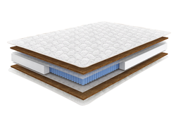 2 см Кокосовая койра  + войлок + НПБ (256 пр./кв.м.) + войлок + Кокосовая койра 2 см